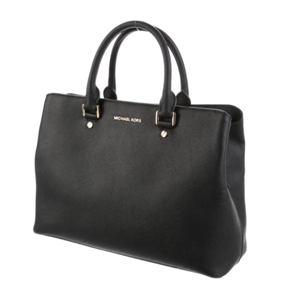 Michael Kors Black Satchel Handbag